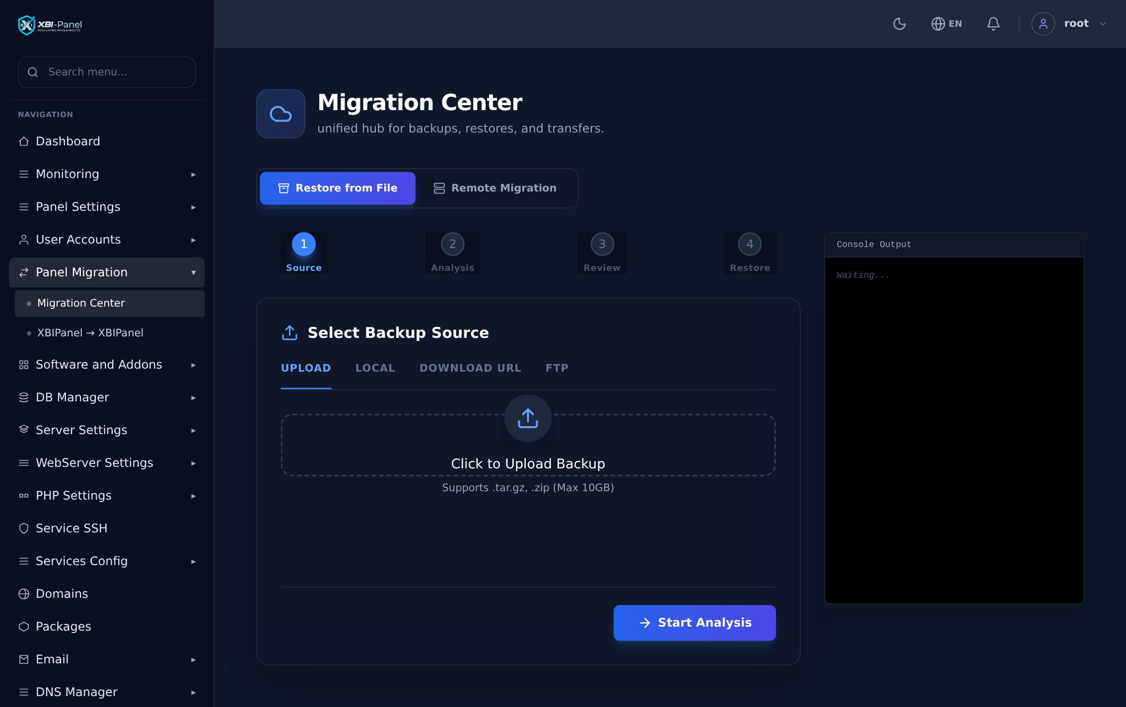 Centro de migración